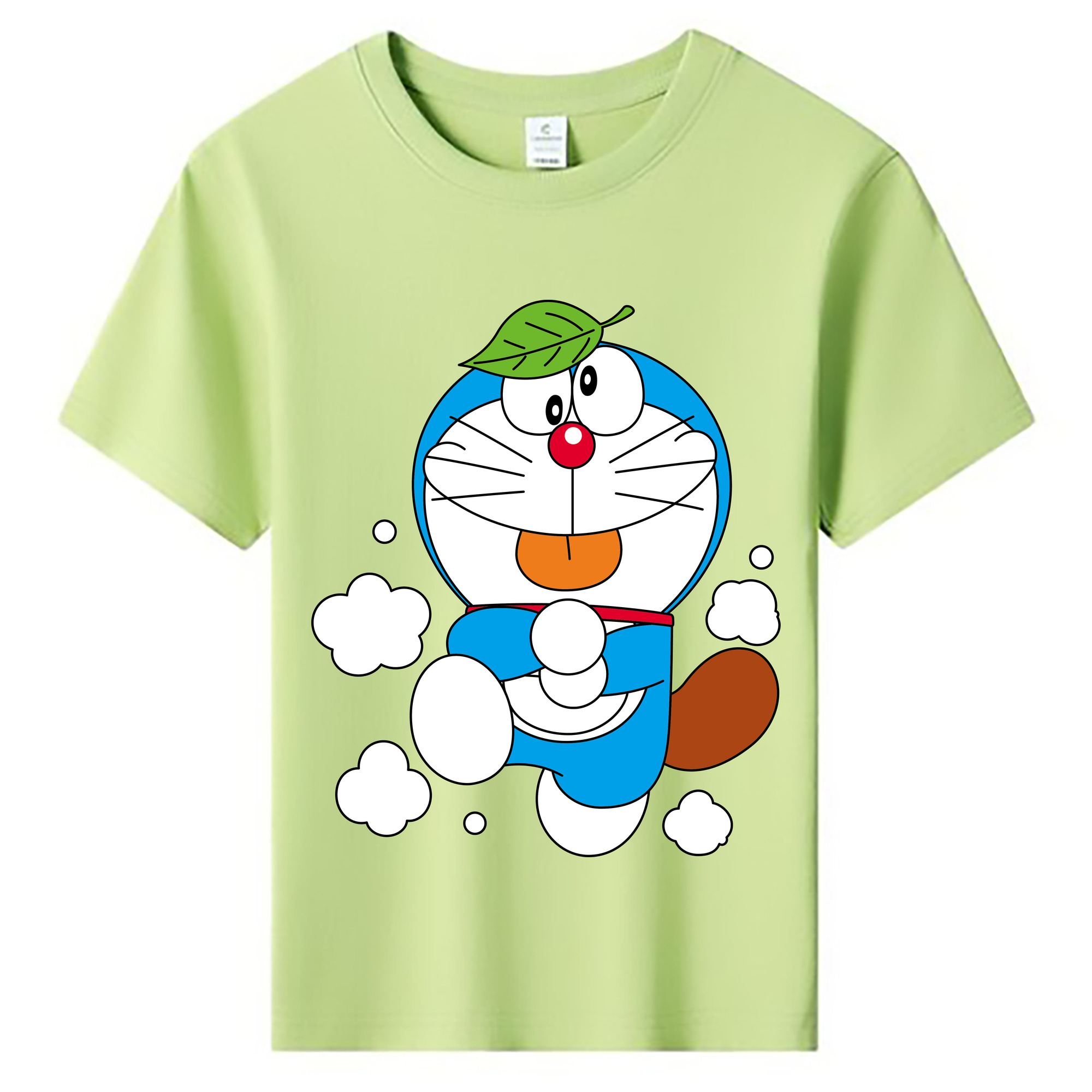 （画像用） ドラえもん Doraemon 綿100％キッズTシャツ（フロントプリント）
